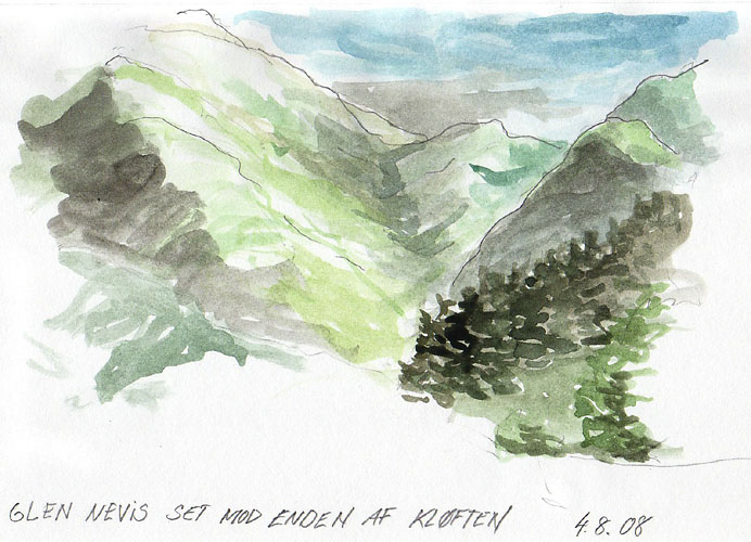 Glen Nevis malet af Ida
