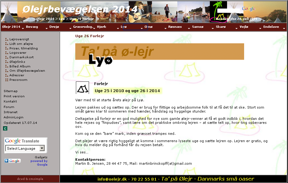 Forlejr på Lyø