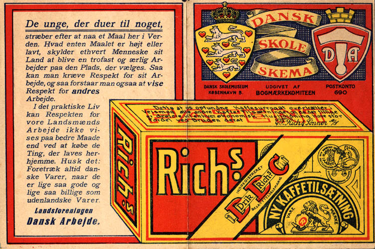 Rich's reklame ca. 1922