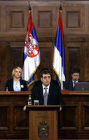 Serbiens premiärminister Vojislav Kostunica.